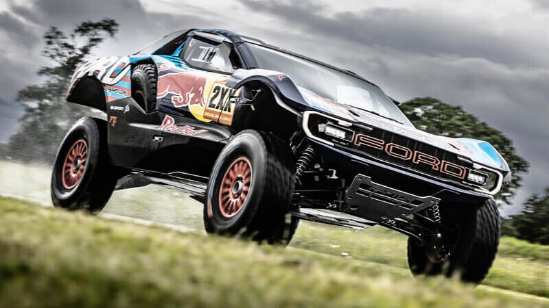 the new Ford Raptor T1+ Dakar Racer