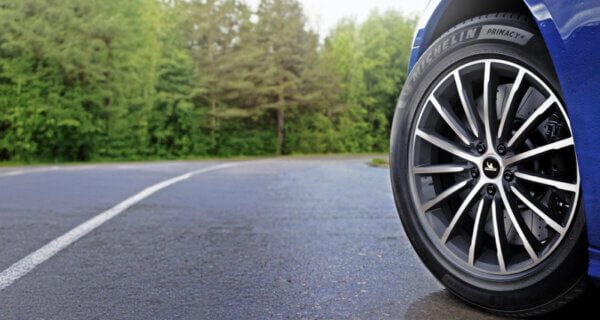 Michelin Primacy SUV tyre fitted to a vehicle