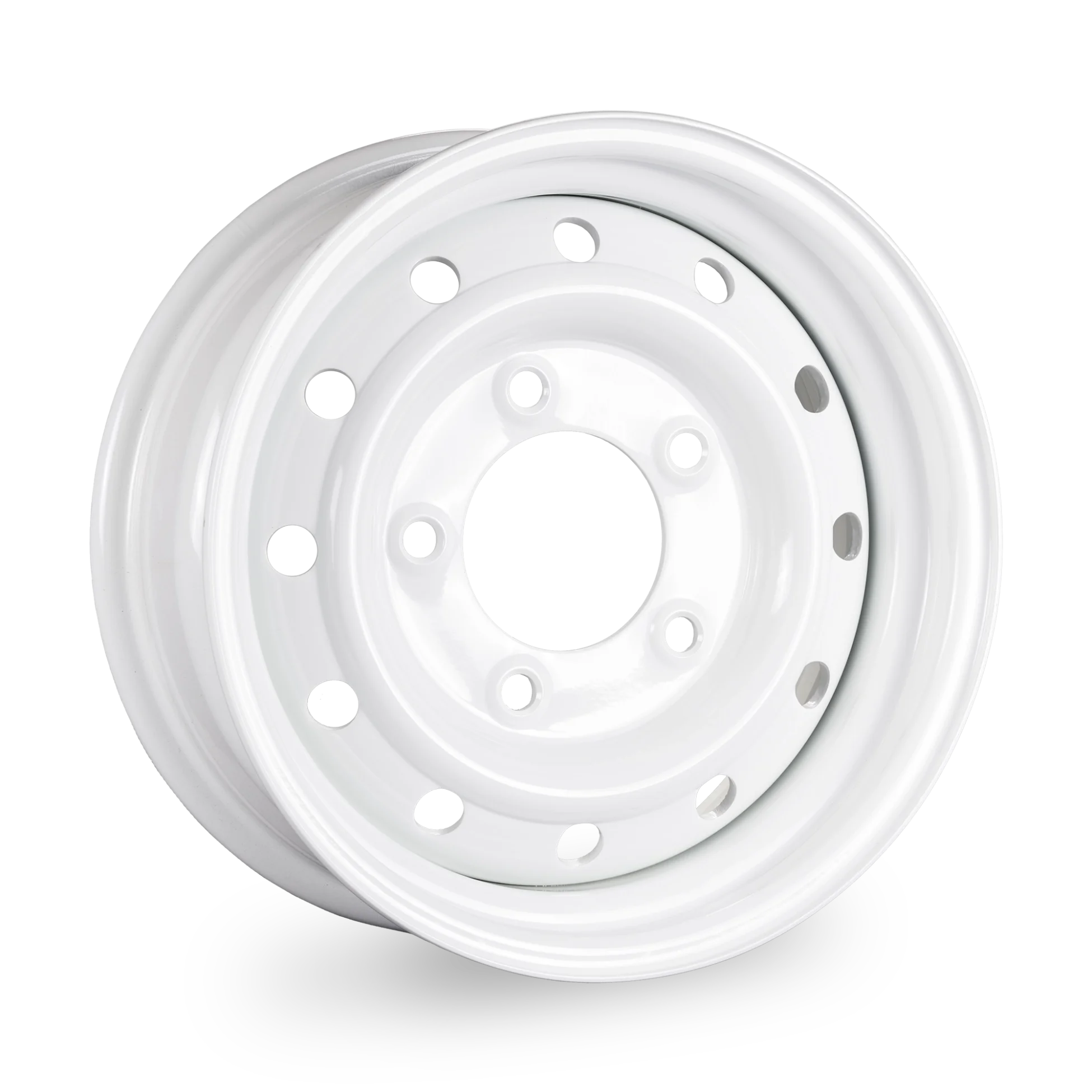 Tuff Torque Wolf Style Steel Wheel 16" x 6.5" ET20 White - Image 2