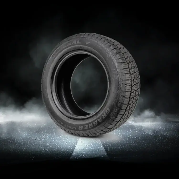 The General Tire Grabber Cross A/S sat on a road for SUV tyres showing The Importance of Choosing the Right SUV Tyres