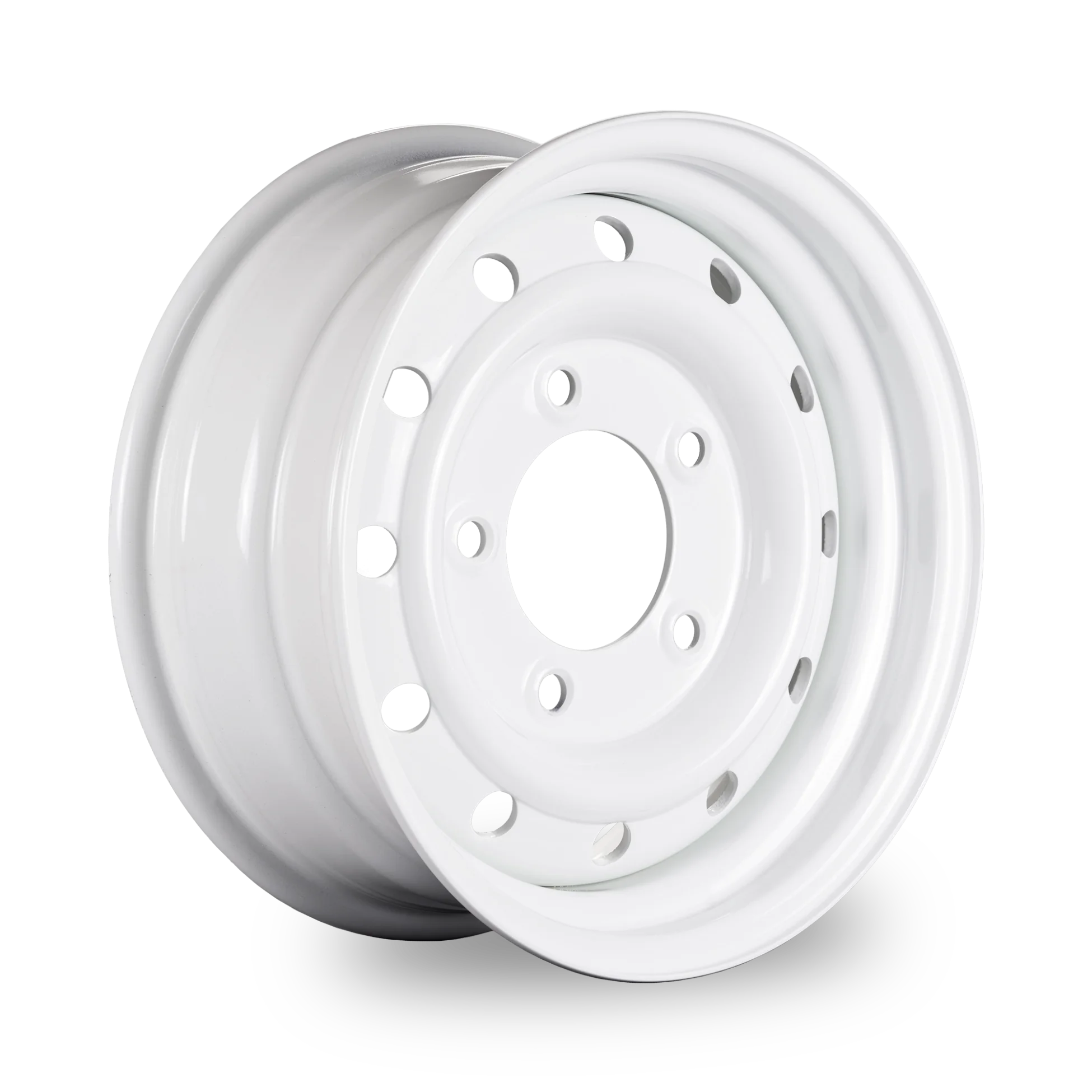 Tuff Torque Wolf Style Steel Wheel 16" x 6.5" ET20 White - Image 2