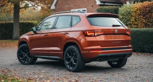 The back end of a Seat Ateca to show off its Seat Ateca Wheels