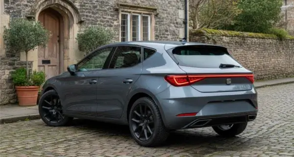 The back end of a Seat Leon to show off its Seat Leon Wheels