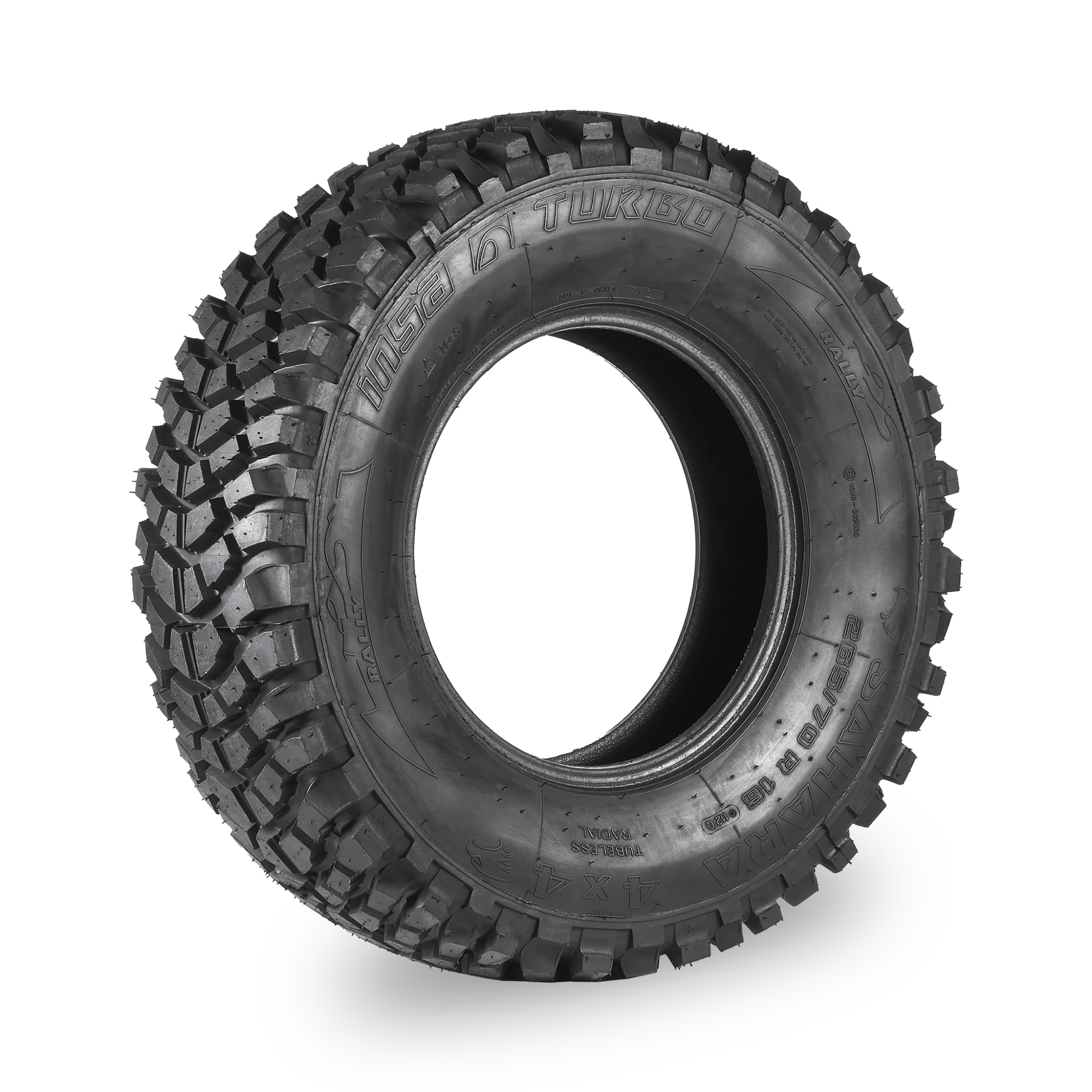 205/80R16 Insa Turbo Sahara 2 MT (Remould) Mud Terrain 104Q Tyre - Image 2