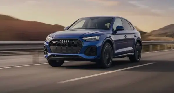 Audi Q5 driving on a very road in the ran sat on Audi Q5 Tyres