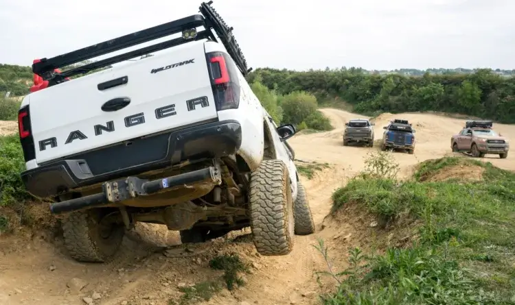 a club Members vehicle Matthew Eekers on a off road course