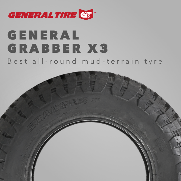 General Grabber X3 Best all-round mud-terrain tyre