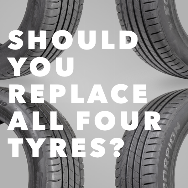 Should you replace all four tyres