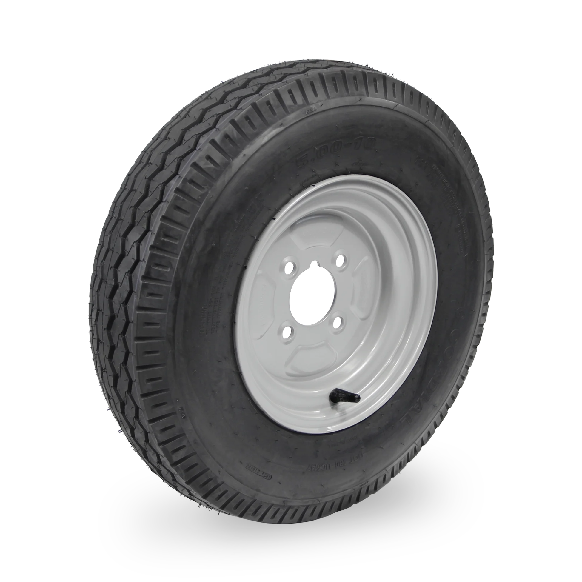 10" Trailer Wheel & Tyre - 4 Stud, 5.00-10 4pr 72N - Image 2