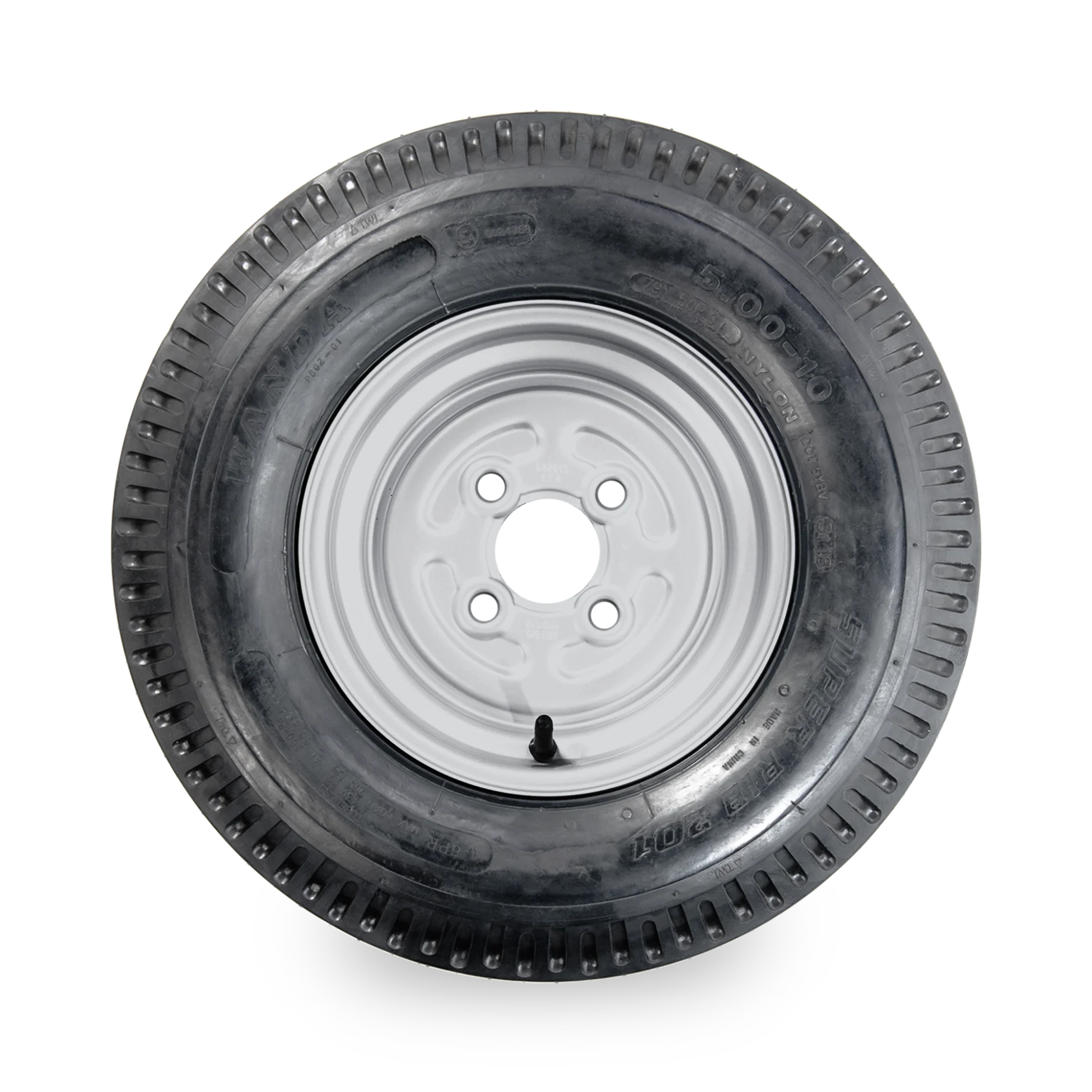 10" Trailer Wheel & Tyre - 4 Stud, 5.00-10 6pr 79N - Image 2