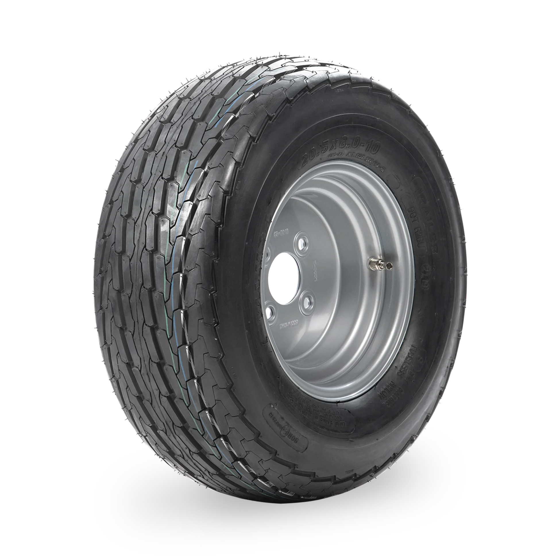 10" Trailer Wheel & Tyre - 4 Stud, 20.5x8.0-10 8pr 90M - Image 2