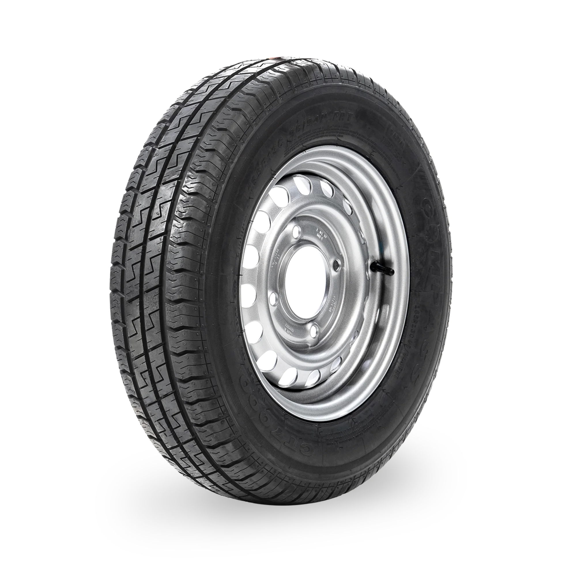 13" Trailer Wheel & Tyre - 4 Stud, 165R13 96/94N - Image 2