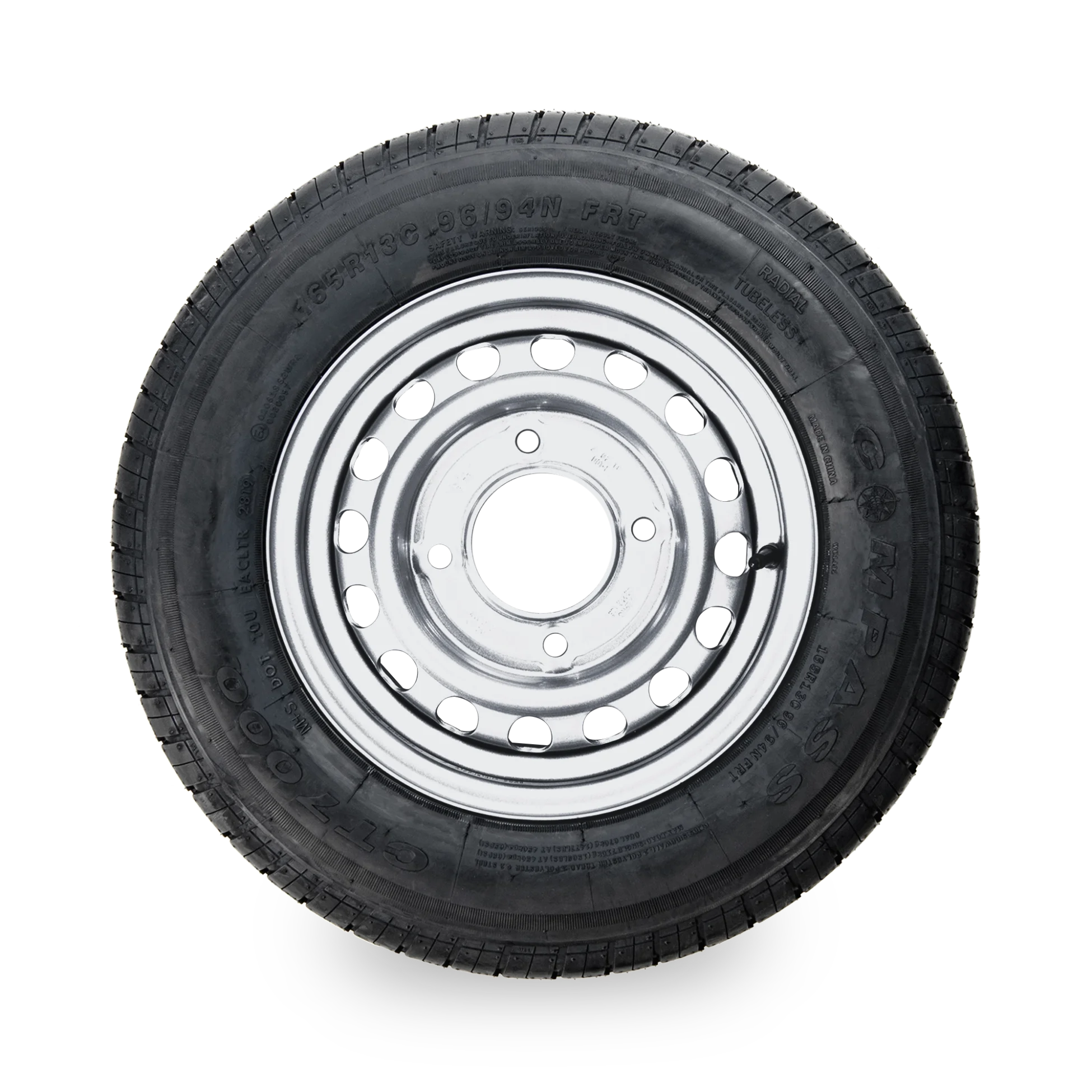 13" Trailer Wheel & Tyre - 4 Stud, 165R13 96/94N - Image 2