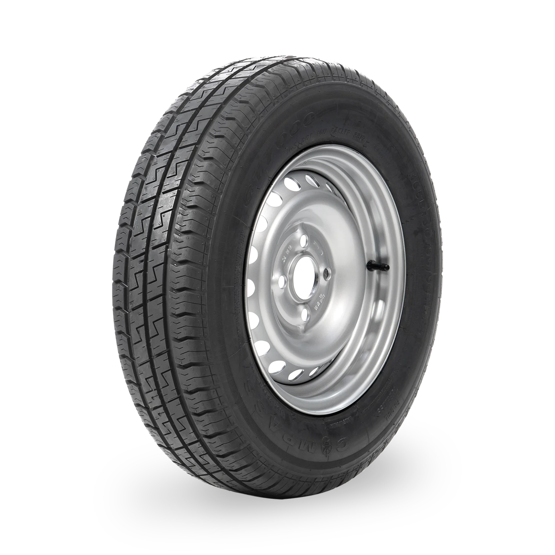 13" Trailer Wheel & Tyre - 4 Stud, 165R13 96/94N - Image 2