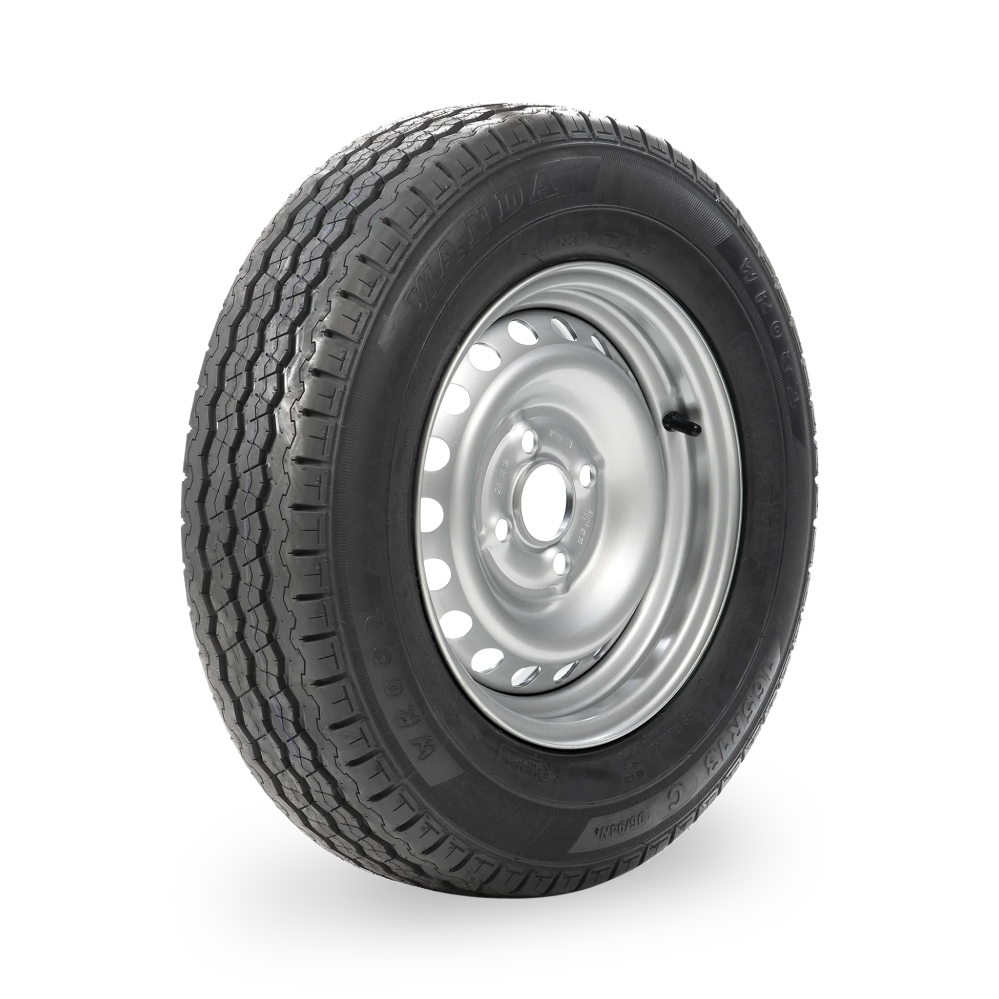 13" Trailer Wheel & Tyre - 4 Stud, 165R13 96/94N - Image 2