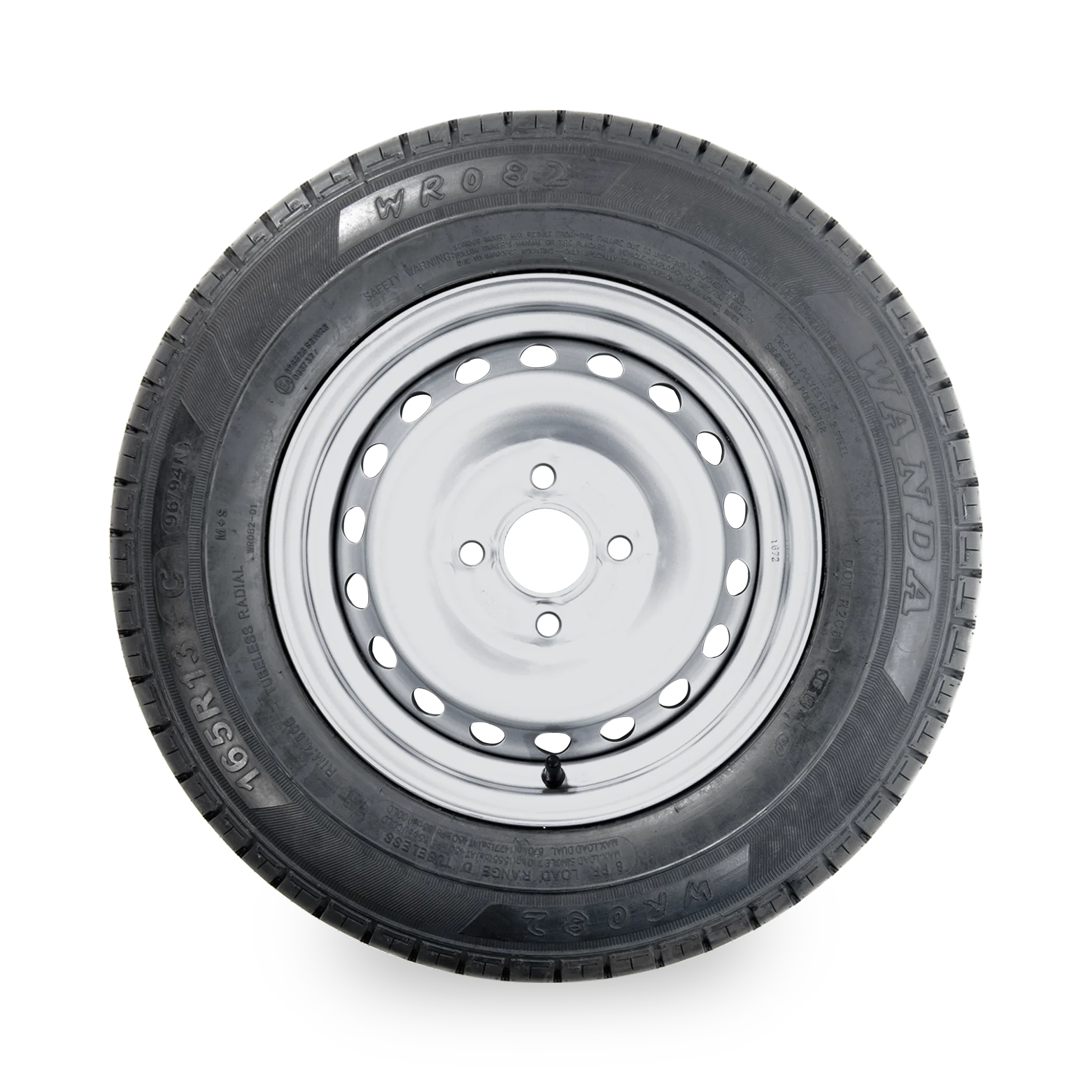 13" Trailer Wheel & Tyre - 4 Stud, 165R13 96/94N - Image 2