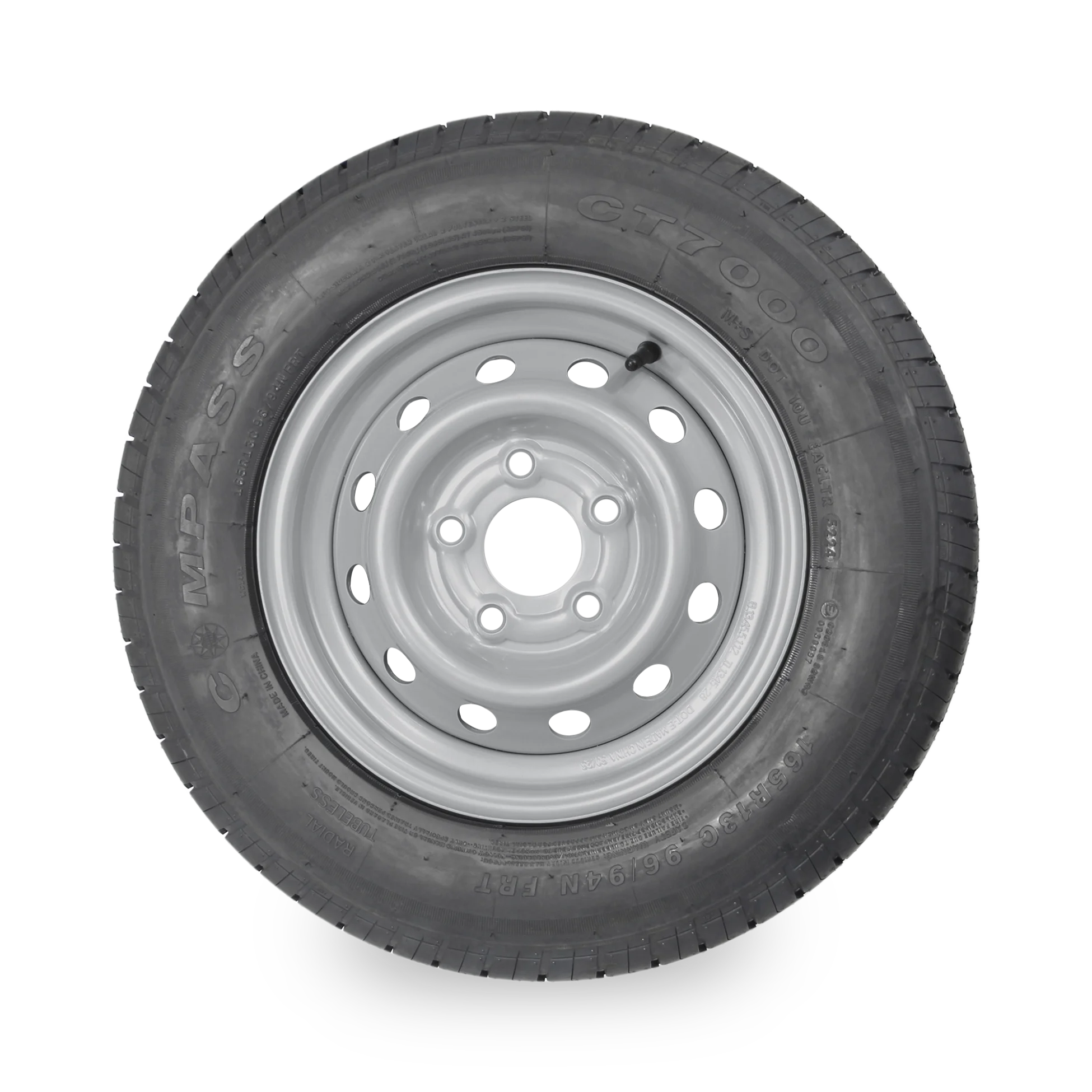 13" Trailer Wheel & Tyre - 5 Stud, 165R13 96/94N - Image 2