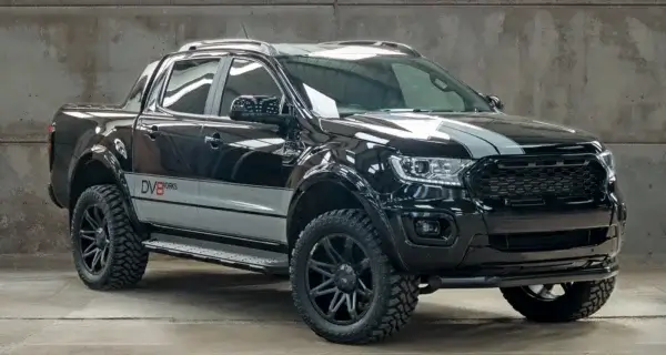 A ford Ranger sat on 4x4 alloys wheels