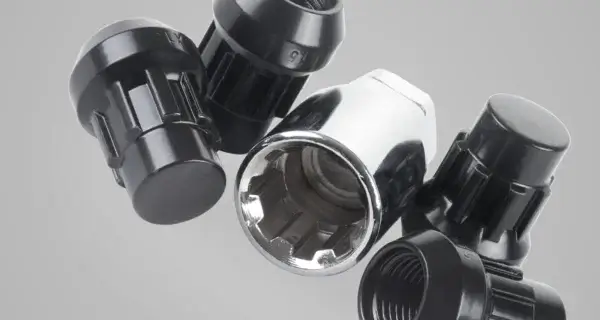 a set of locking wheel nuts