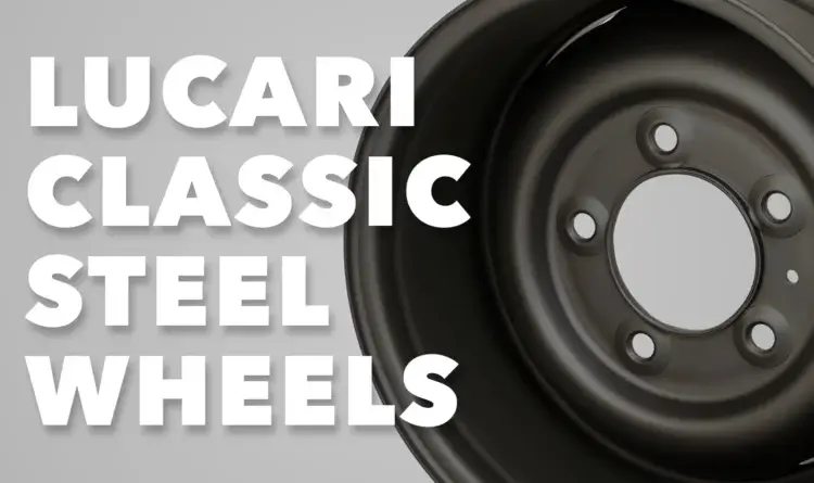 A Lucari Classic steel wheel