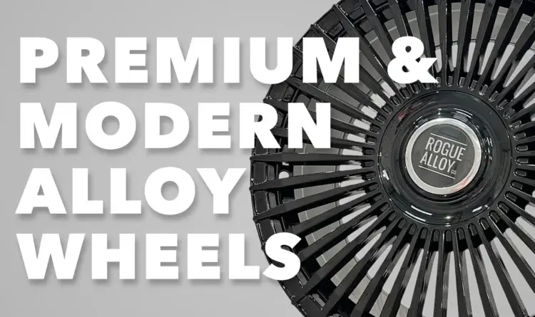 A Rogue premium alloy wheel
