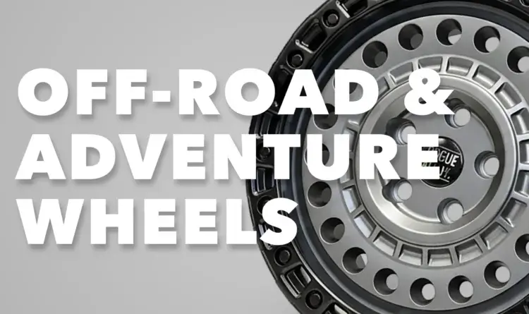 A Rogue alloy wheel fitted to an off-road 4×4