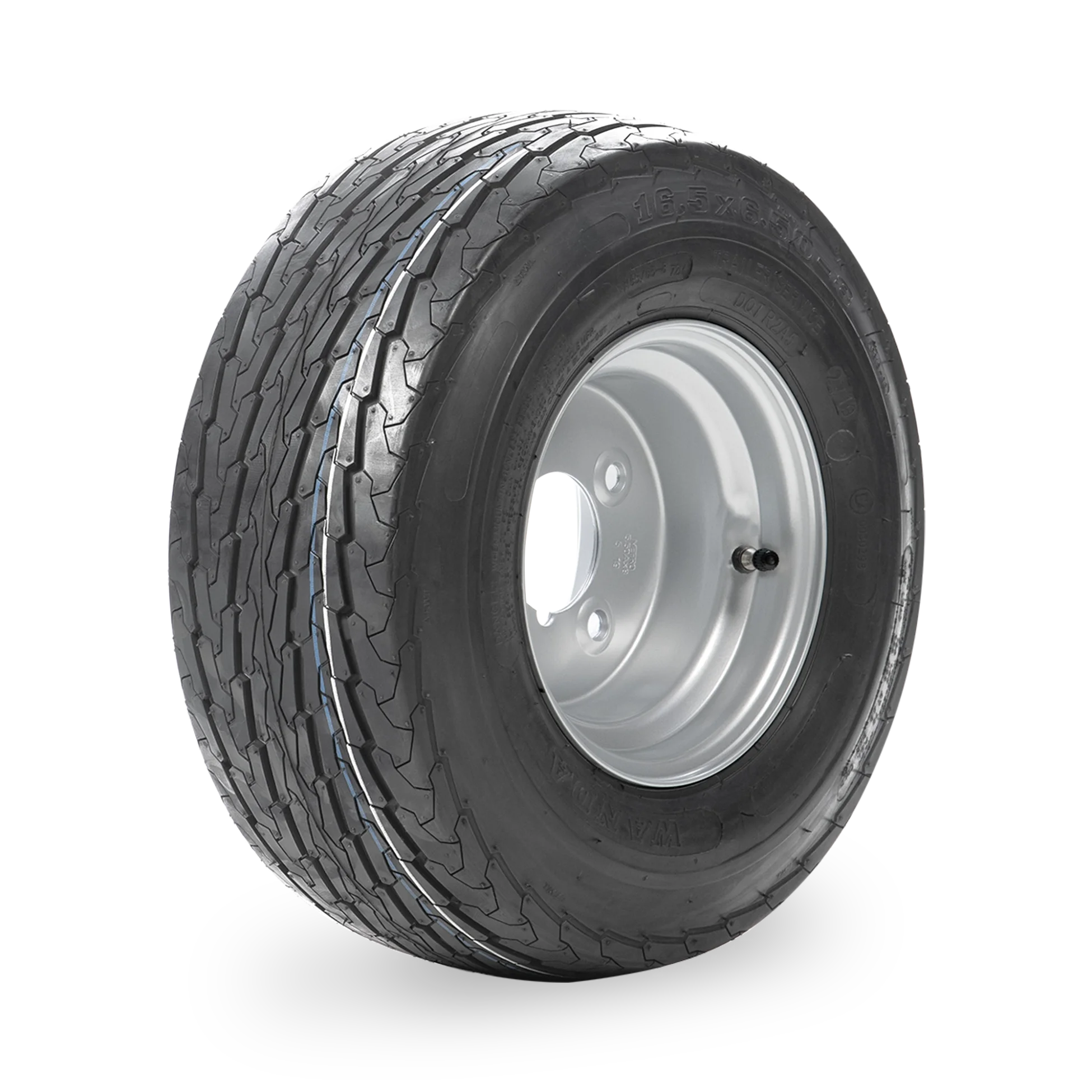 8" Trailer Wheel & Tyre - 4 Stud, 16.5X6.50-8 6pr 72M - Image 2