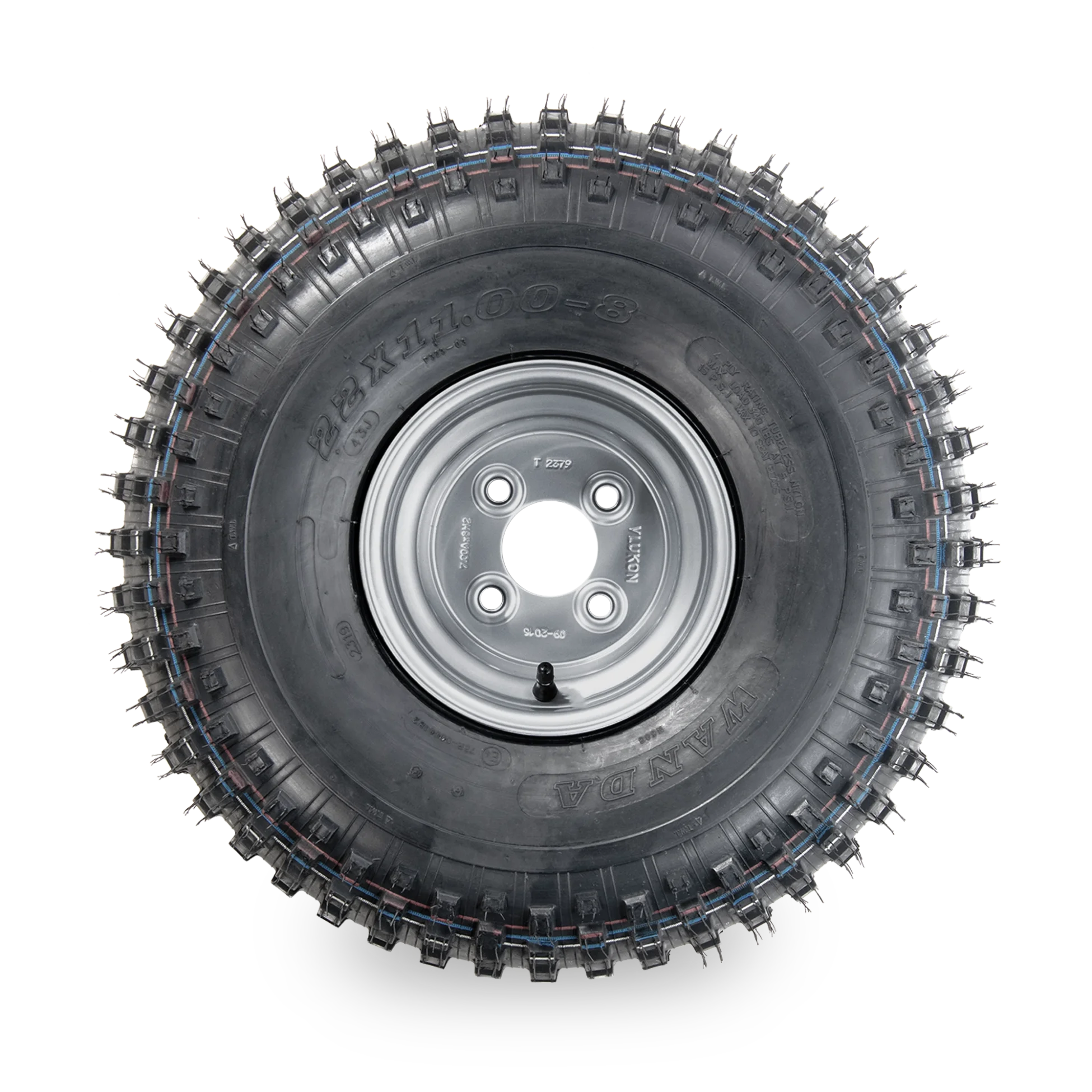 8" Trailer Wheel & Tyre - 4 Stud, 22x11.00-8 43J - Image 2