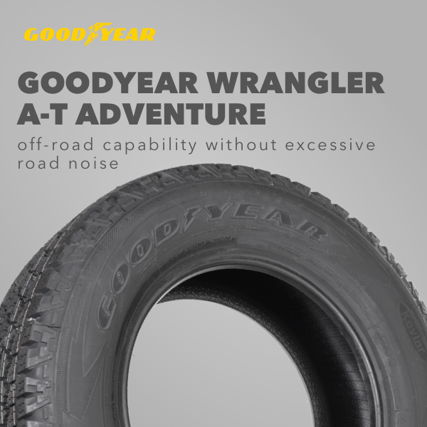Goodyear Wrangler All-Terrain Adventure low noise tyre