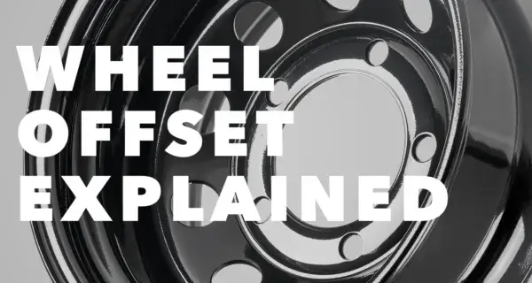 a close-up of wheel offset and fitment