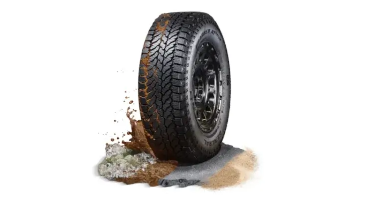 General Grabber AT3 Plus tyre demonstrating road and off-road performance on SUV and pickup vehicles