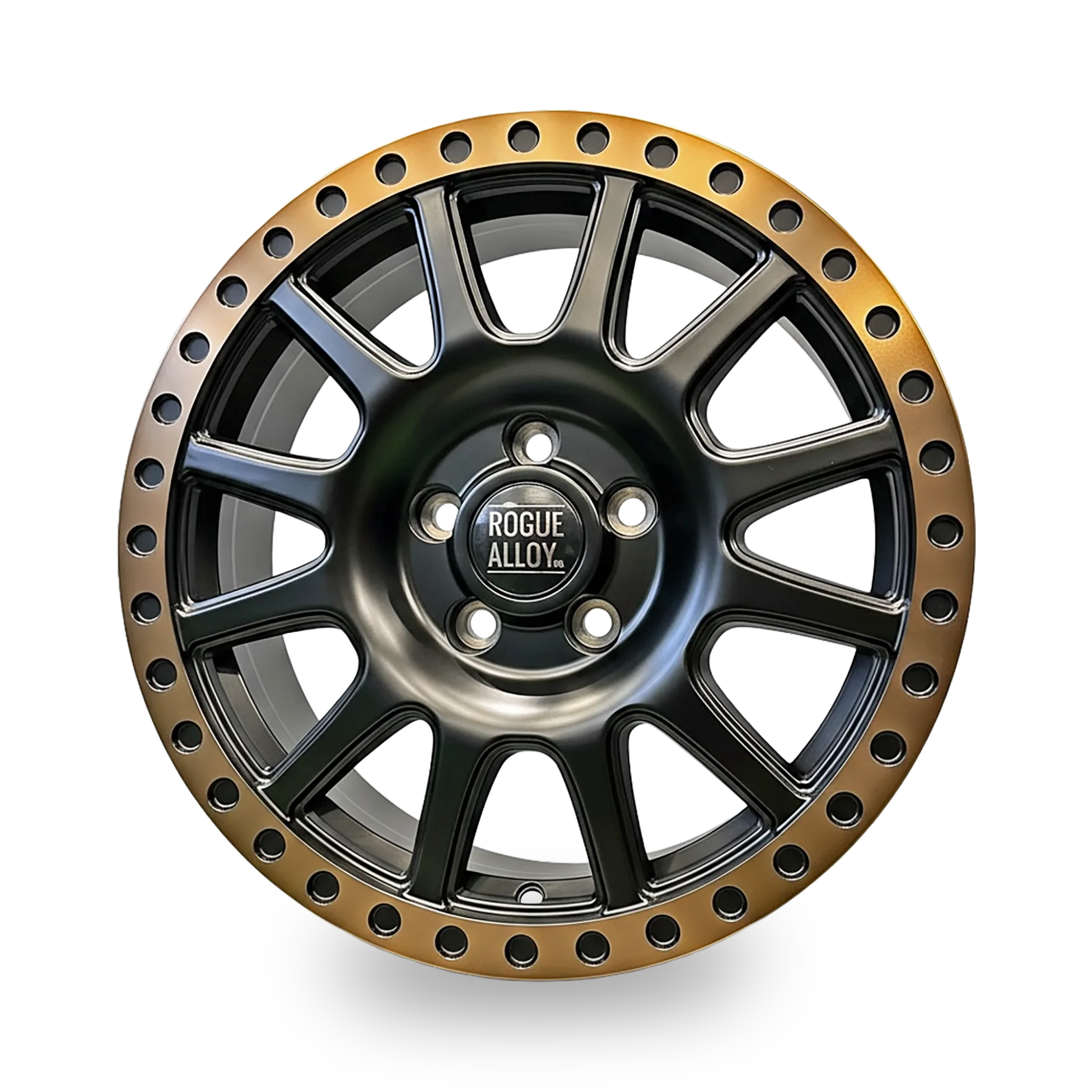 Rogue Alloy George Alloy Wheel 16" x 6.5" ET35 Bronze Lip - Image 2