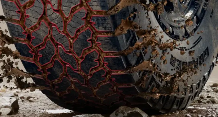 General Grabber AT3 Plus TracGen technology tread design for all-terrain traction and self-cleaning performance