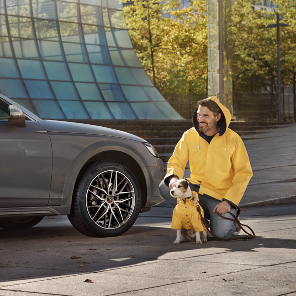 Continental AllSeasonContact 2 tyre illustrating year-round performance in wet and dry conditions
