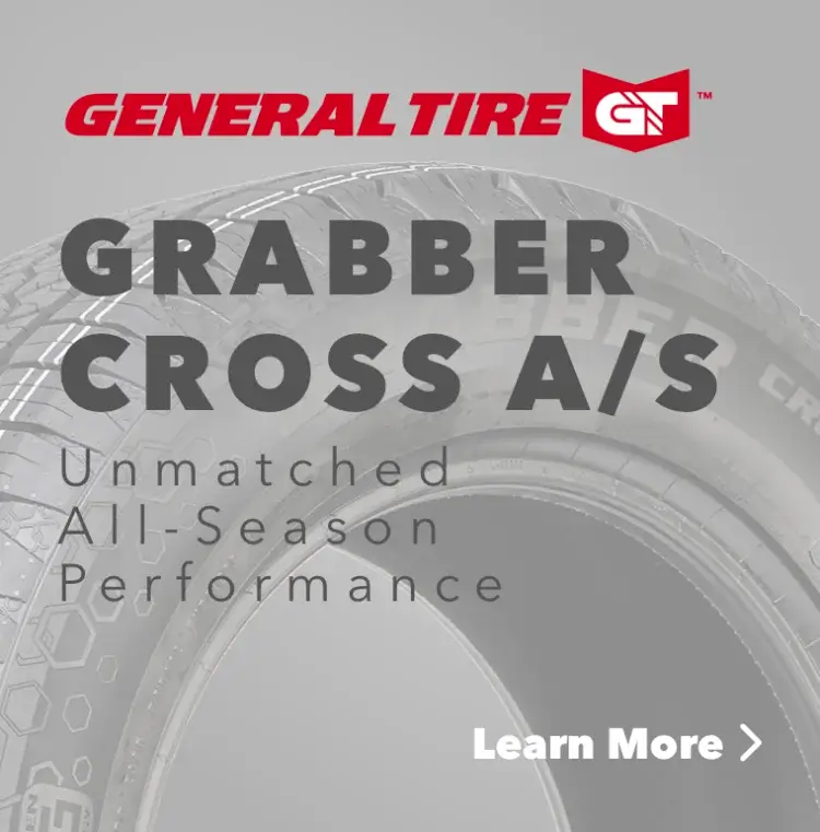 General Grabber AT3 - Best all-round all-terrain tyre lower noise levels